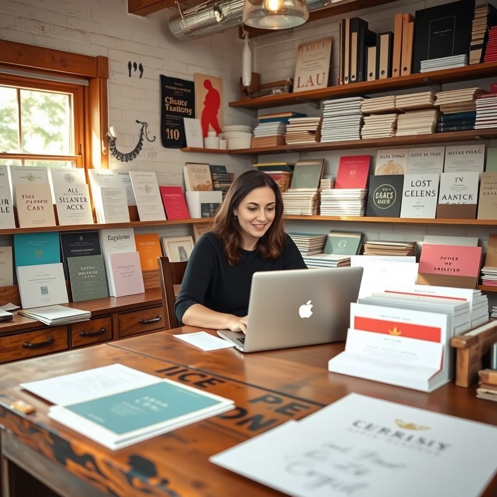Letterpress printing in action